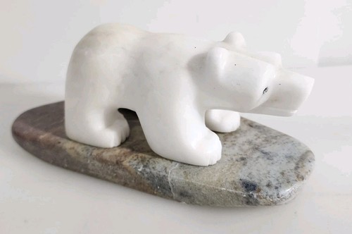 Hand carved soapstone - soapstone, polar