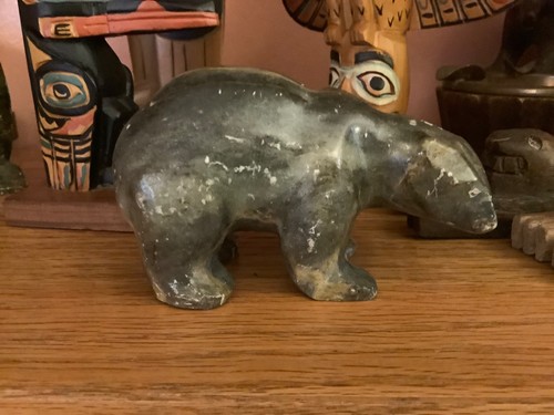 Signed luke inuit hand carved - inuit,